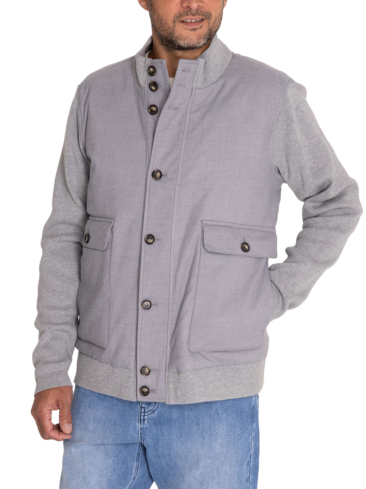 Chaqueta Thermore Hombre Slough Gris Rockford