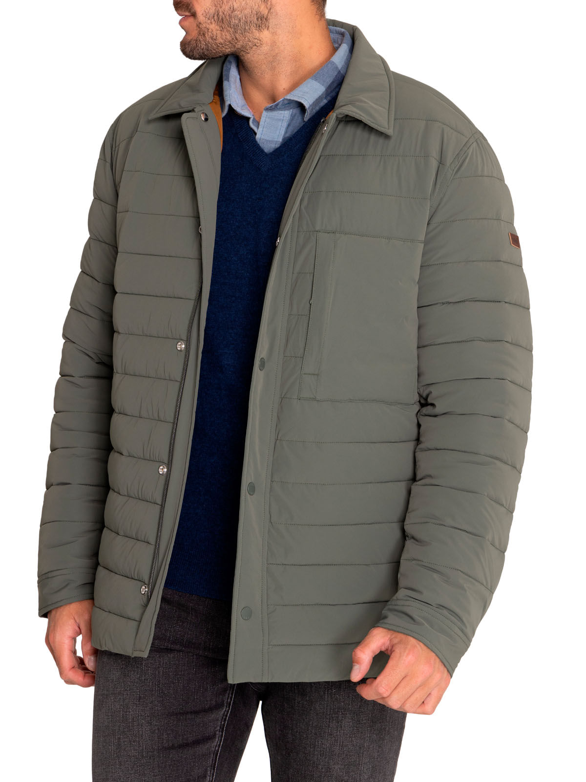 Parka Thermore Hombre Exeter Verde Rockford