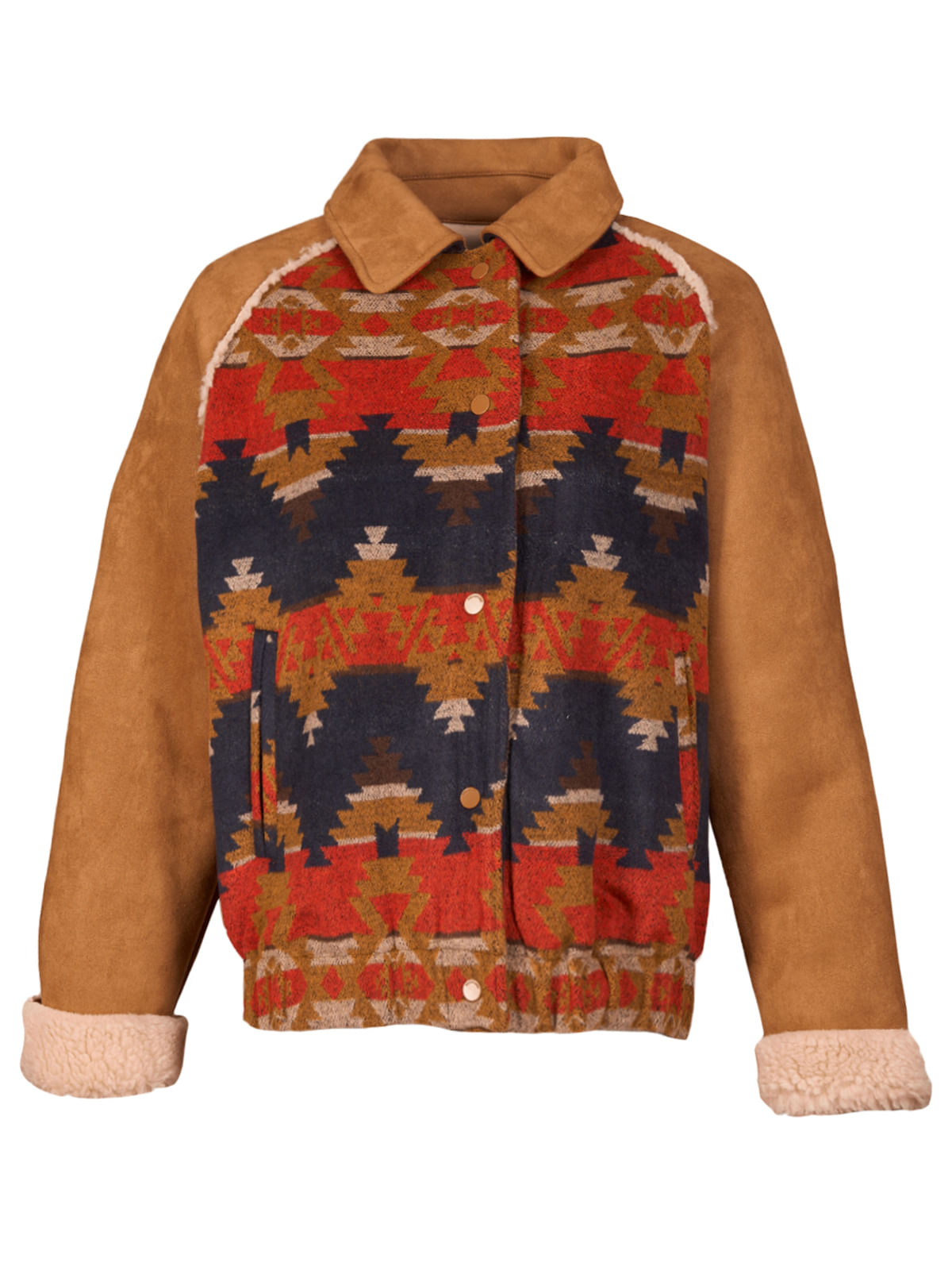 Chaqueta Lana Mujer Loto Café Rockford
