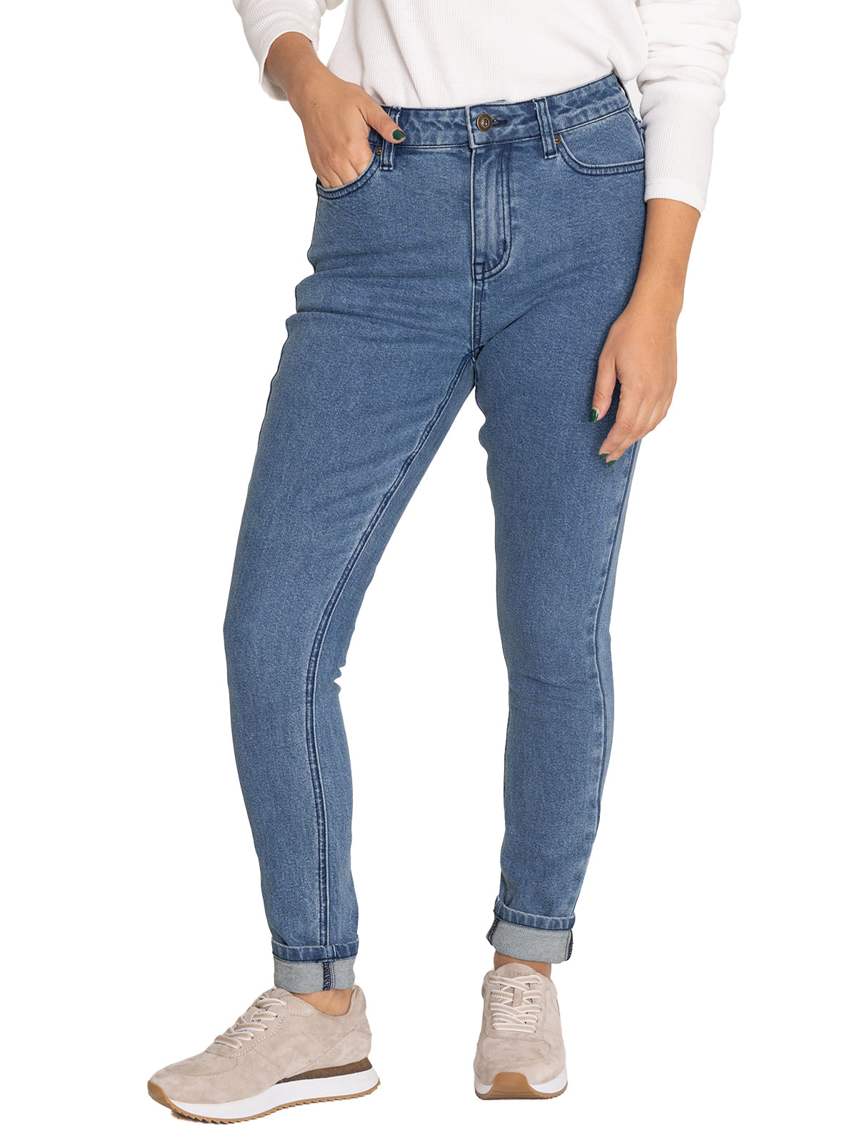 Jeans Algodón Orgánico Mujer Macao Azul Rockford