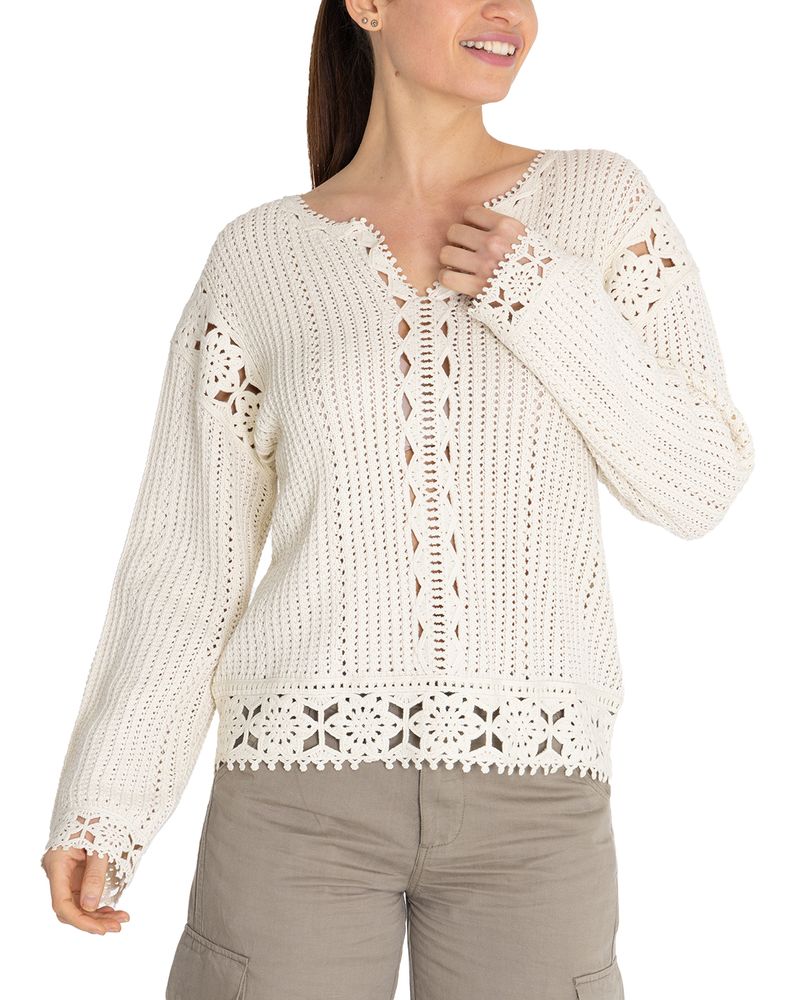 Sweater-Algodon-Organico-Mujer-Lia-Beige-Rockford