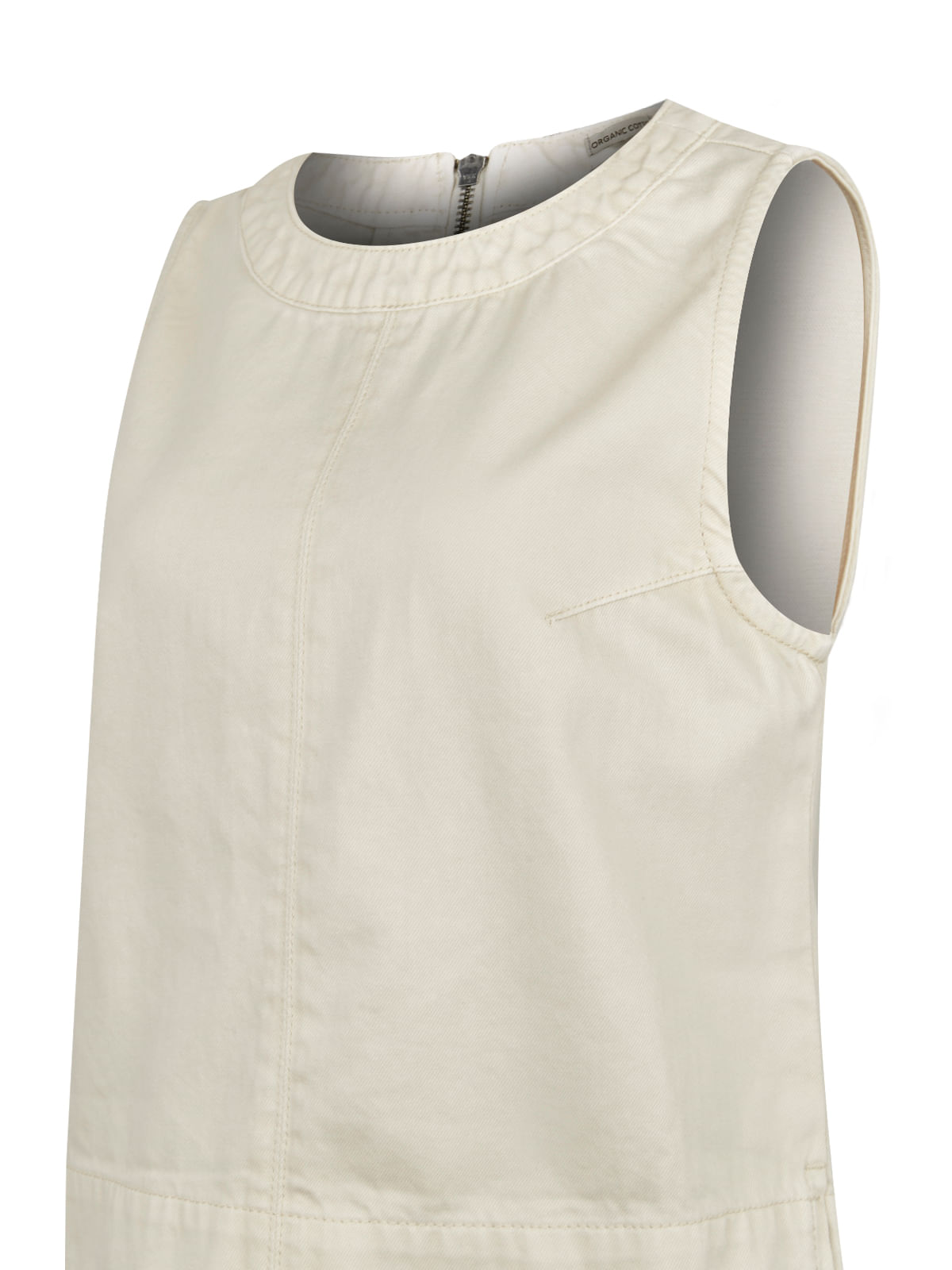 Blusa Algodón Orgánico Mujer Lee Crema Rockford