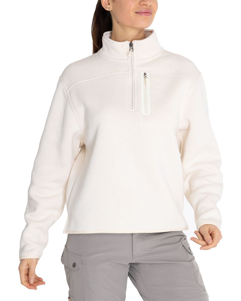 Poleron-Fibras-Recicladas-Mujer-Amber-Beige-Rockford