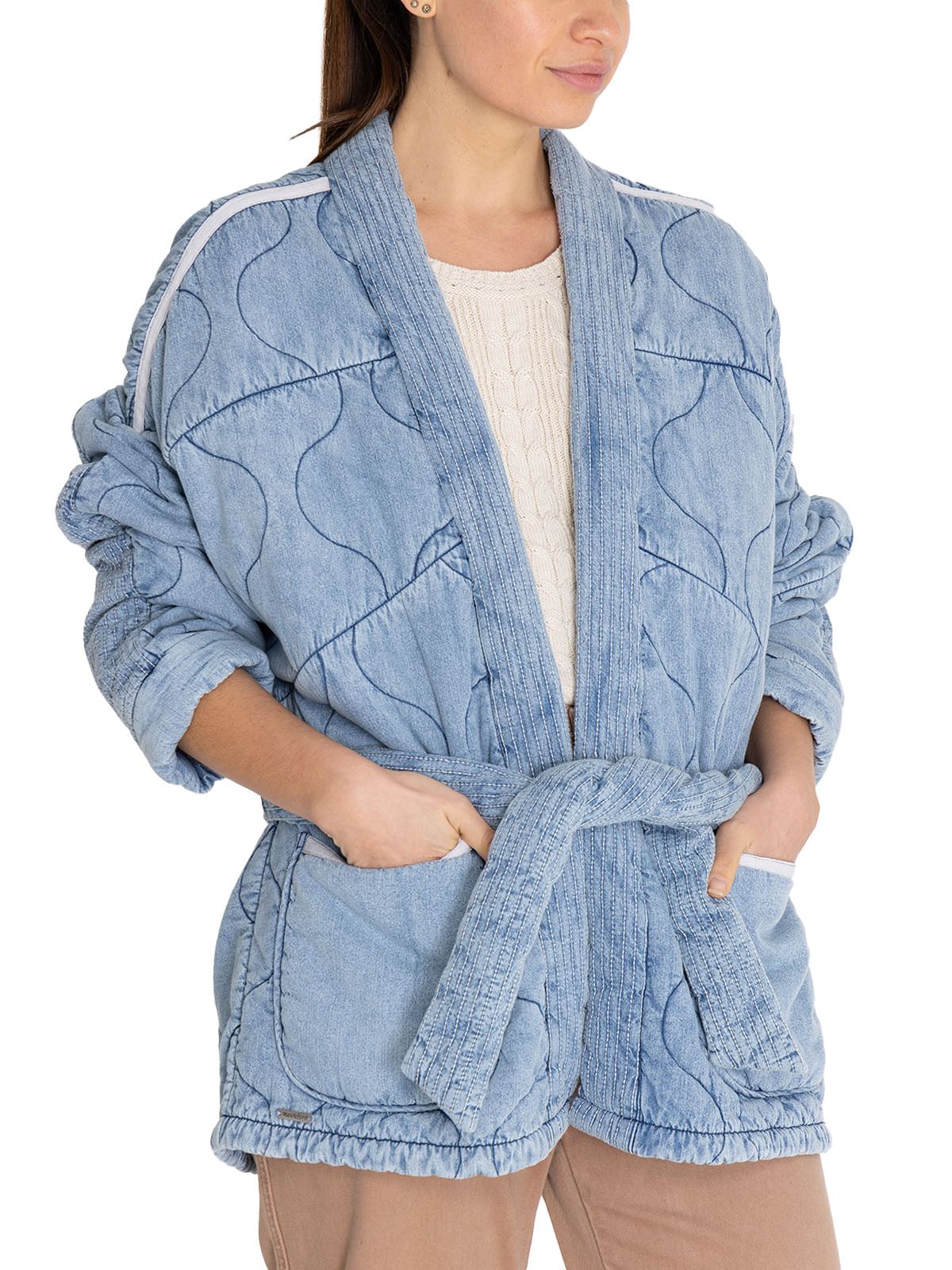 Chaqueta Thermore Mujer Flori Azul Rockford