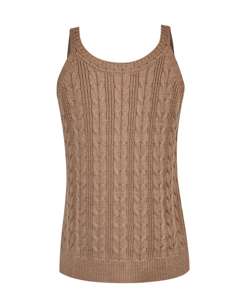 Polera-Algodon-Organico-Mujer-Samar-Cafe-Rockford