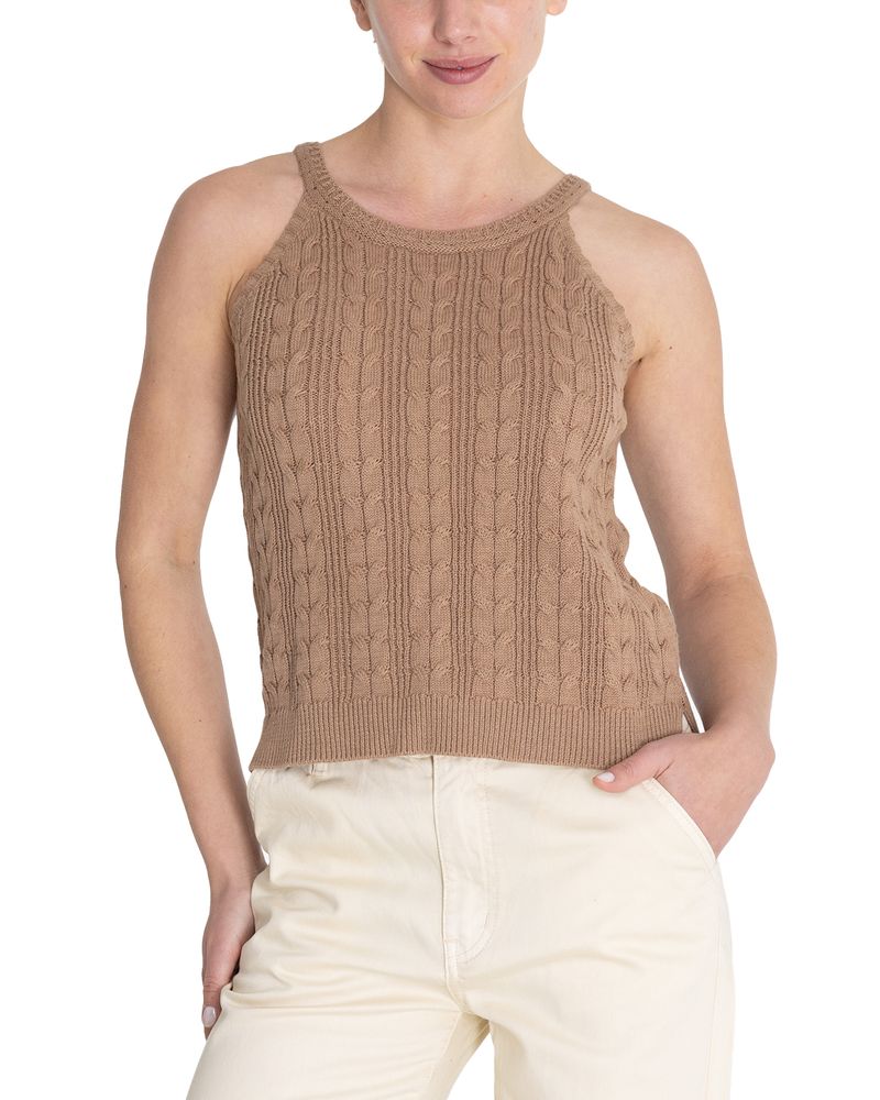 Polera-Algodon-Organico-Mujer-Samar-Cafe-Rockford