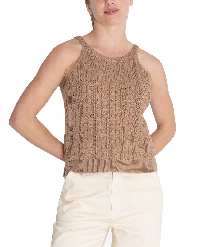 Polera-Algodon-Organico-Mujer-Samar-Cafe-Rockford