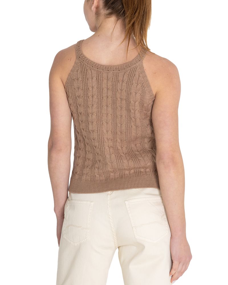 Polera-Algodon-Organico-Mujer-Samar-Cafe-Rockford