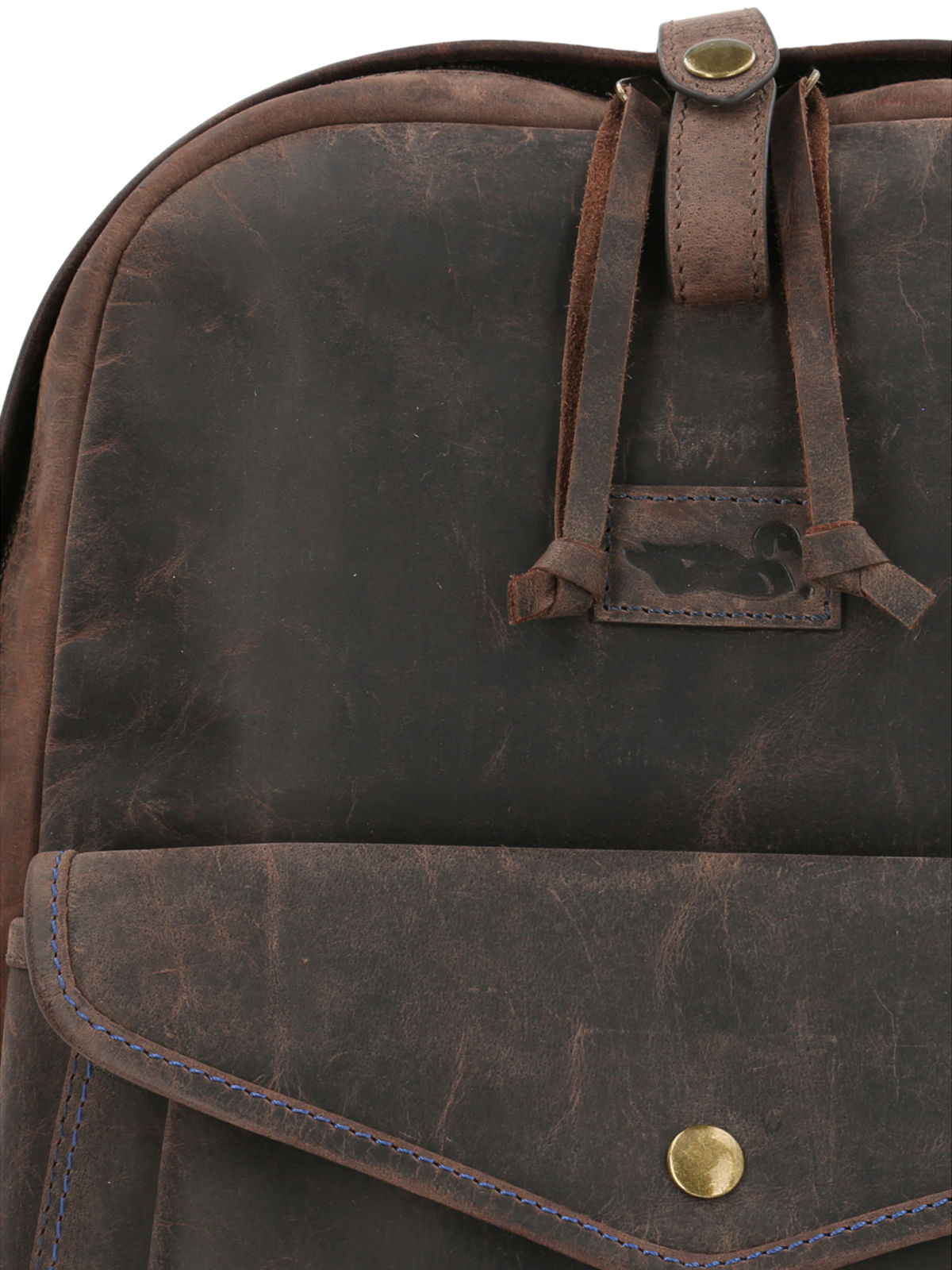 Mochila Cuero Hombre Kt Falkirk Back Café Rockford