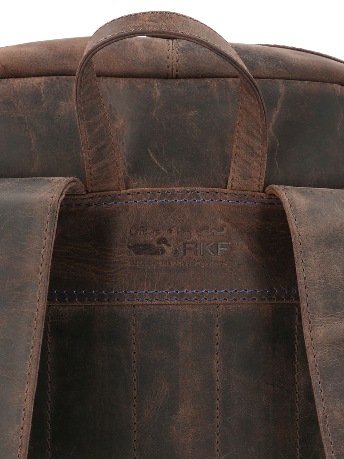 Mochila Cuero Hombre Kt Falkirk Back Café Rockford