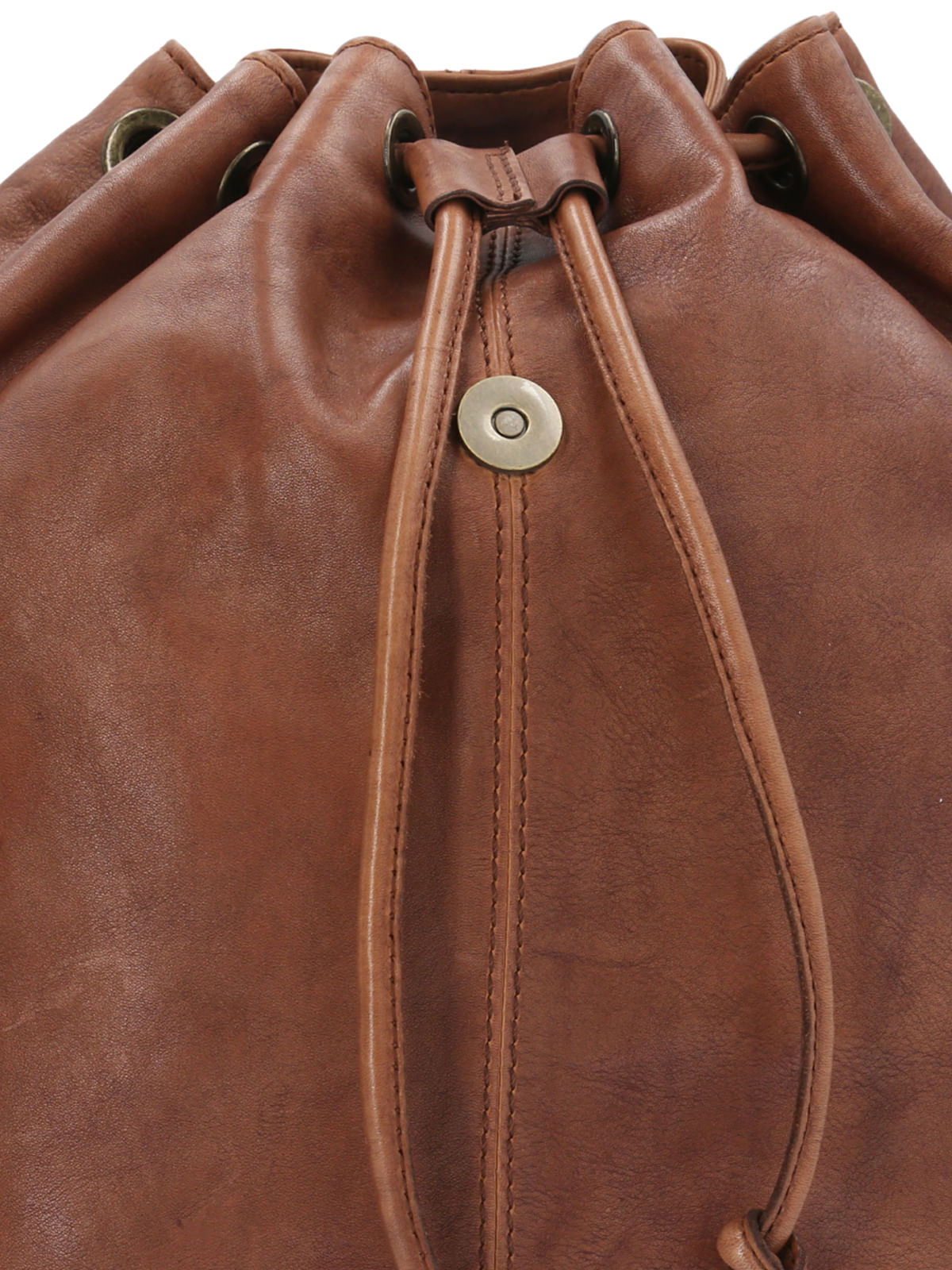 Mochila Cuero Mujer Ws Rustic Back Café Rockford