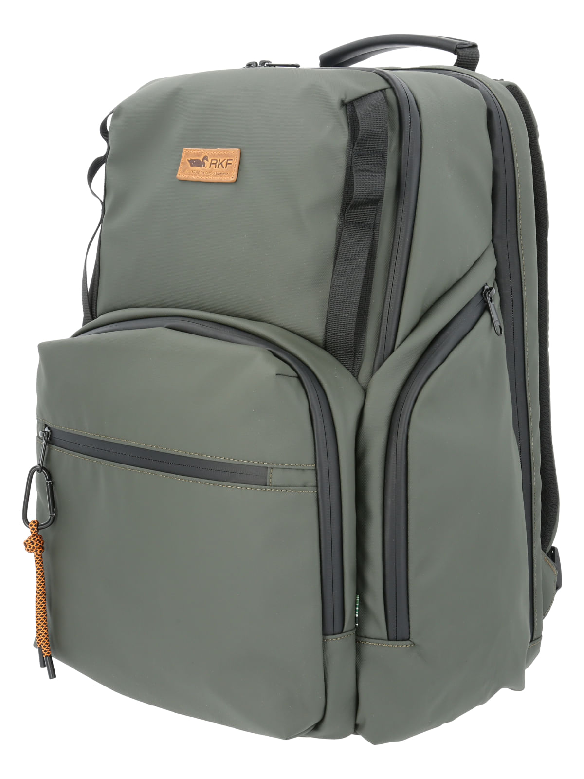 Mochila Water Resistant Unisex Wr Hackman Back Verde Oscuro