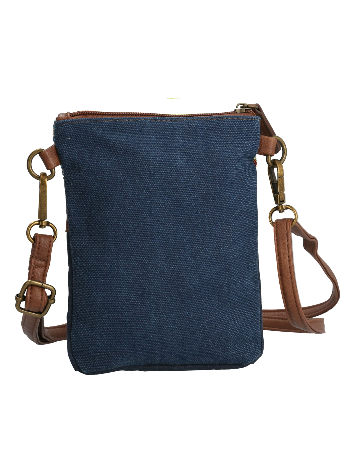 Cartera Textil Mujer Litza Cross Azul Rockford