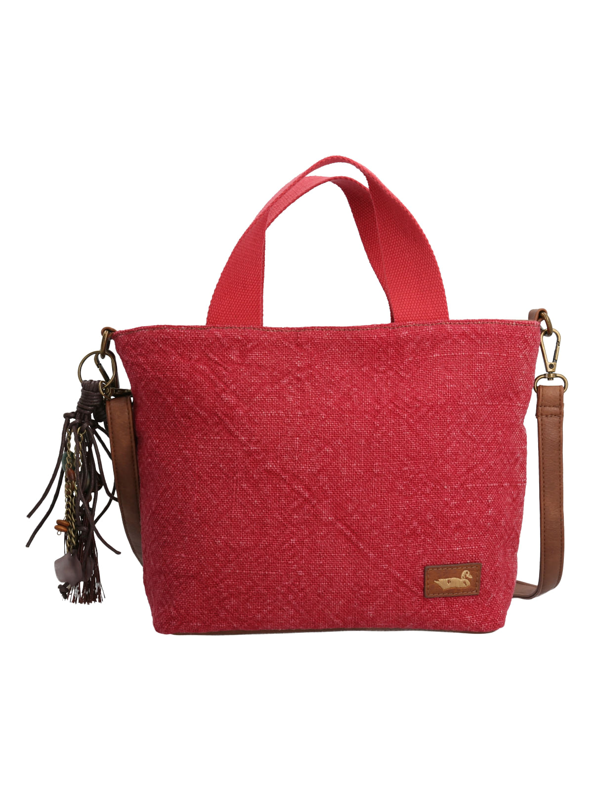 Cartera Textil Mujer Rumi Bag Rojo Rockford