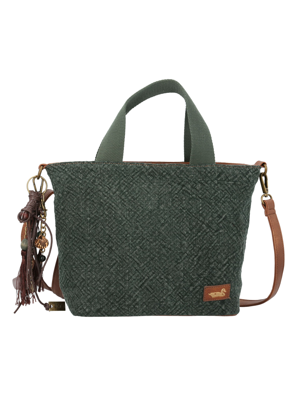 Cartera Textil Mujer Rumi Bag Verde Rockford