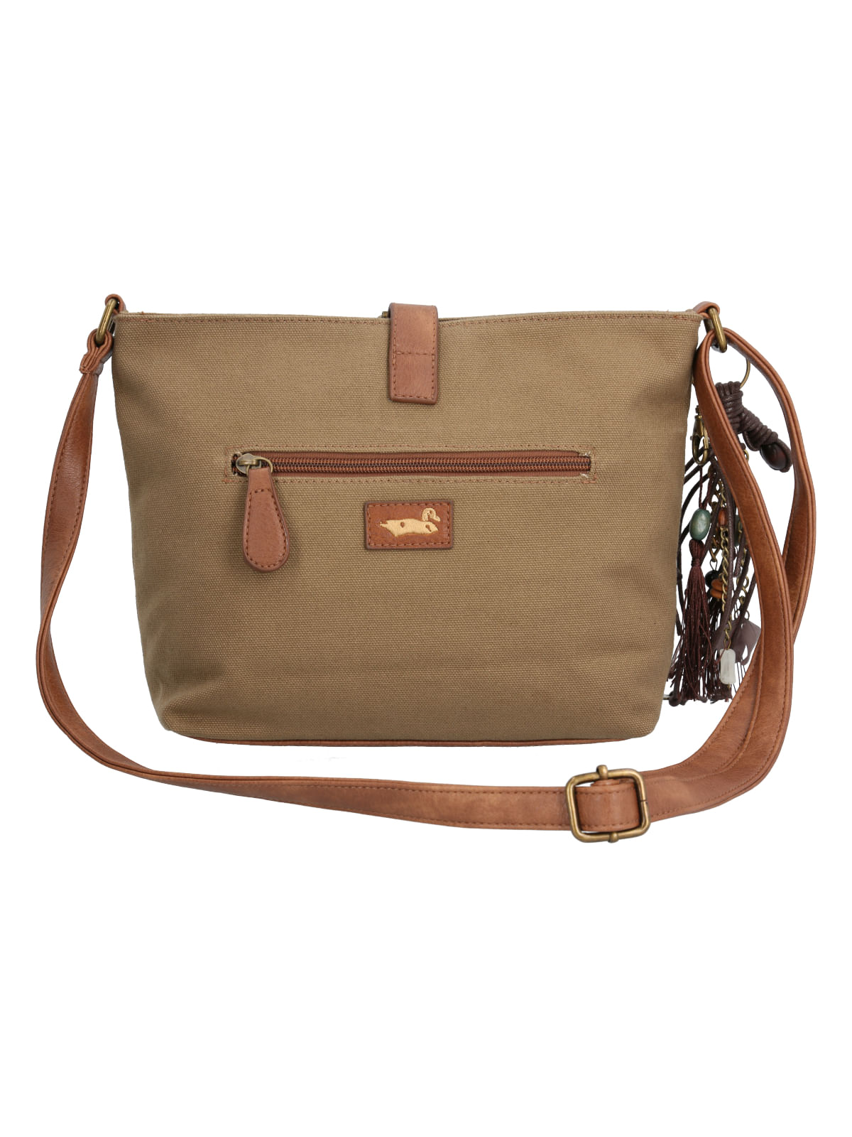 Cartera Textil Mujer Suhay Cross Camel Rockford