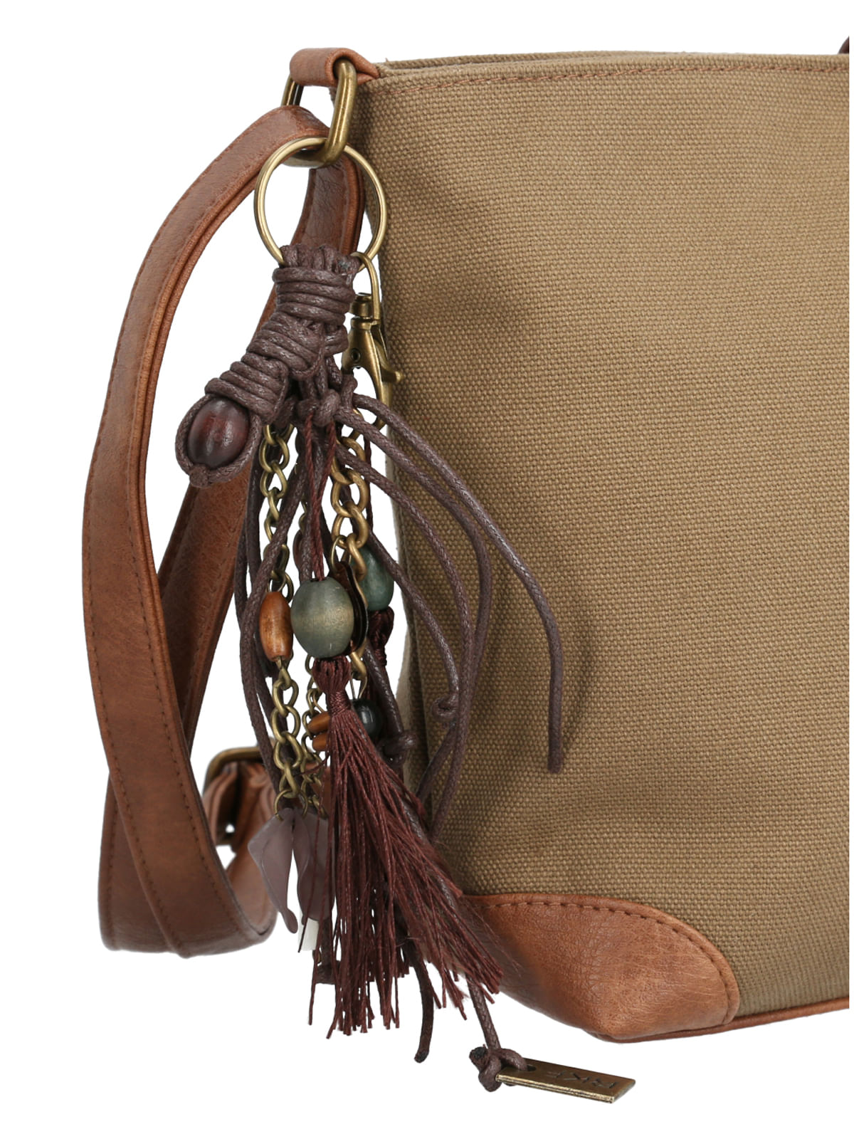 Cartera Textil Mujer Suhay Cross Camel Rockford