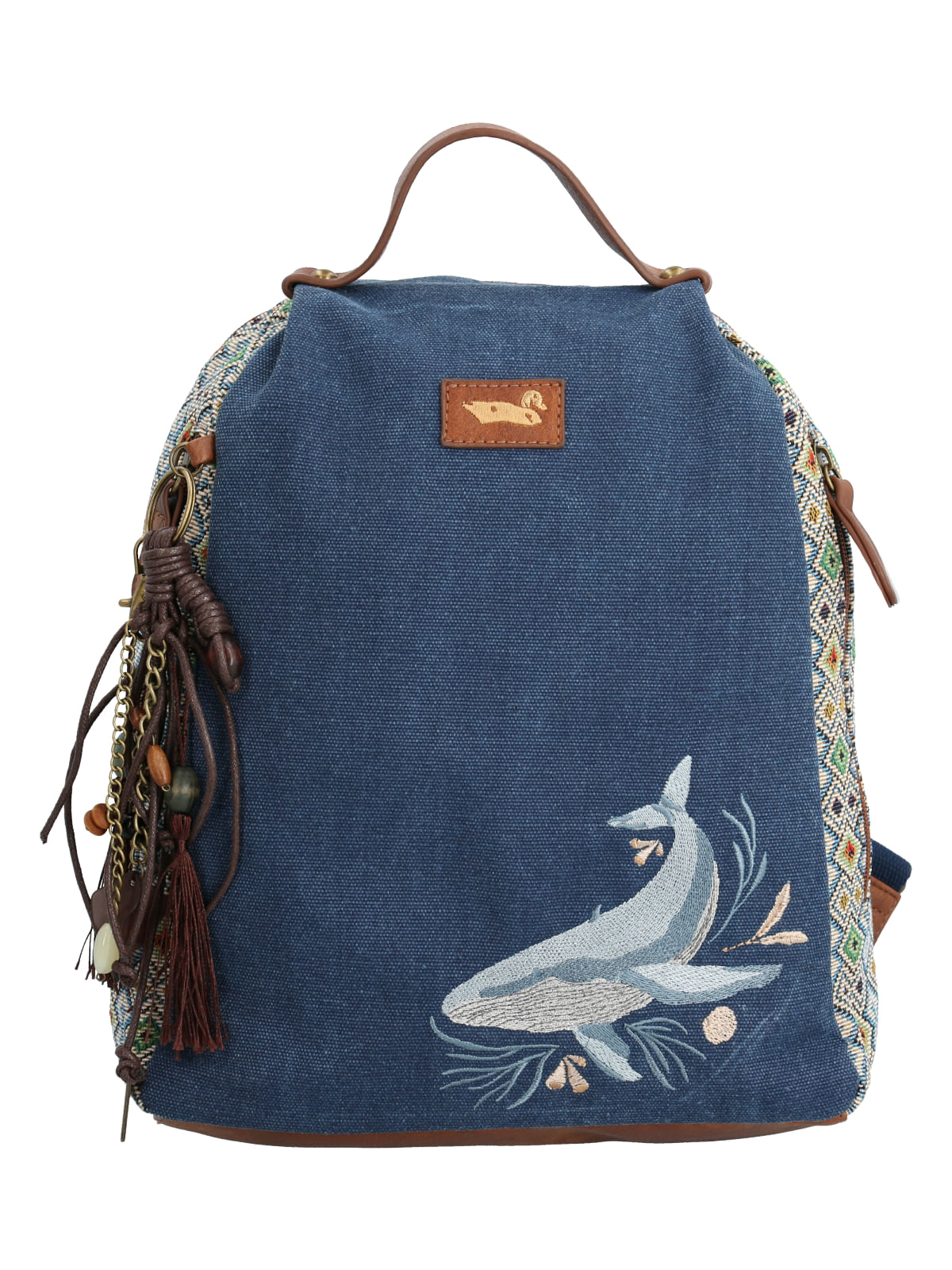 Mochila Textil Mujer Amaru Back Azul Rockford