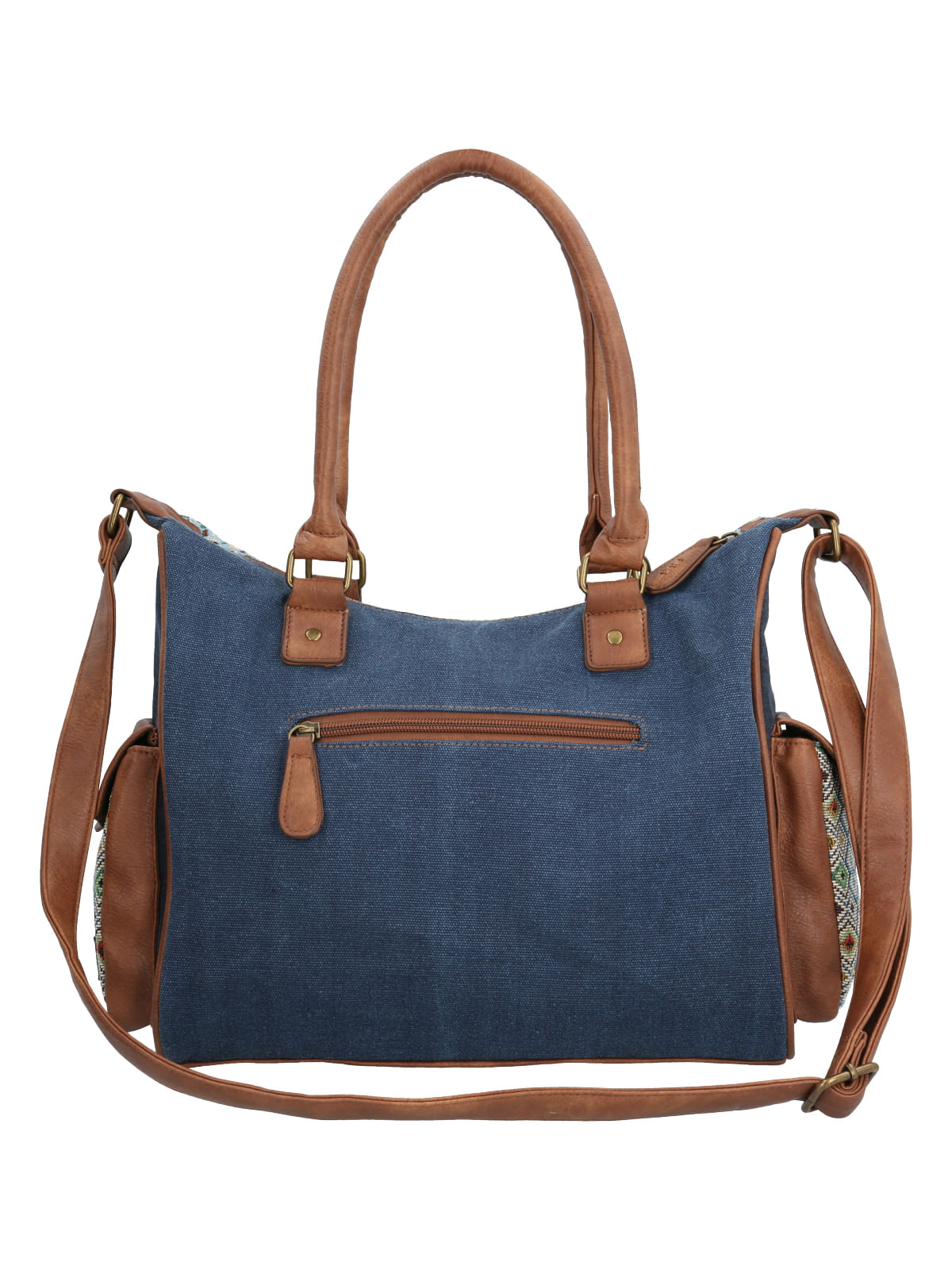 Cartera Textil Mujer Rossi Hiobo Azul Rockford