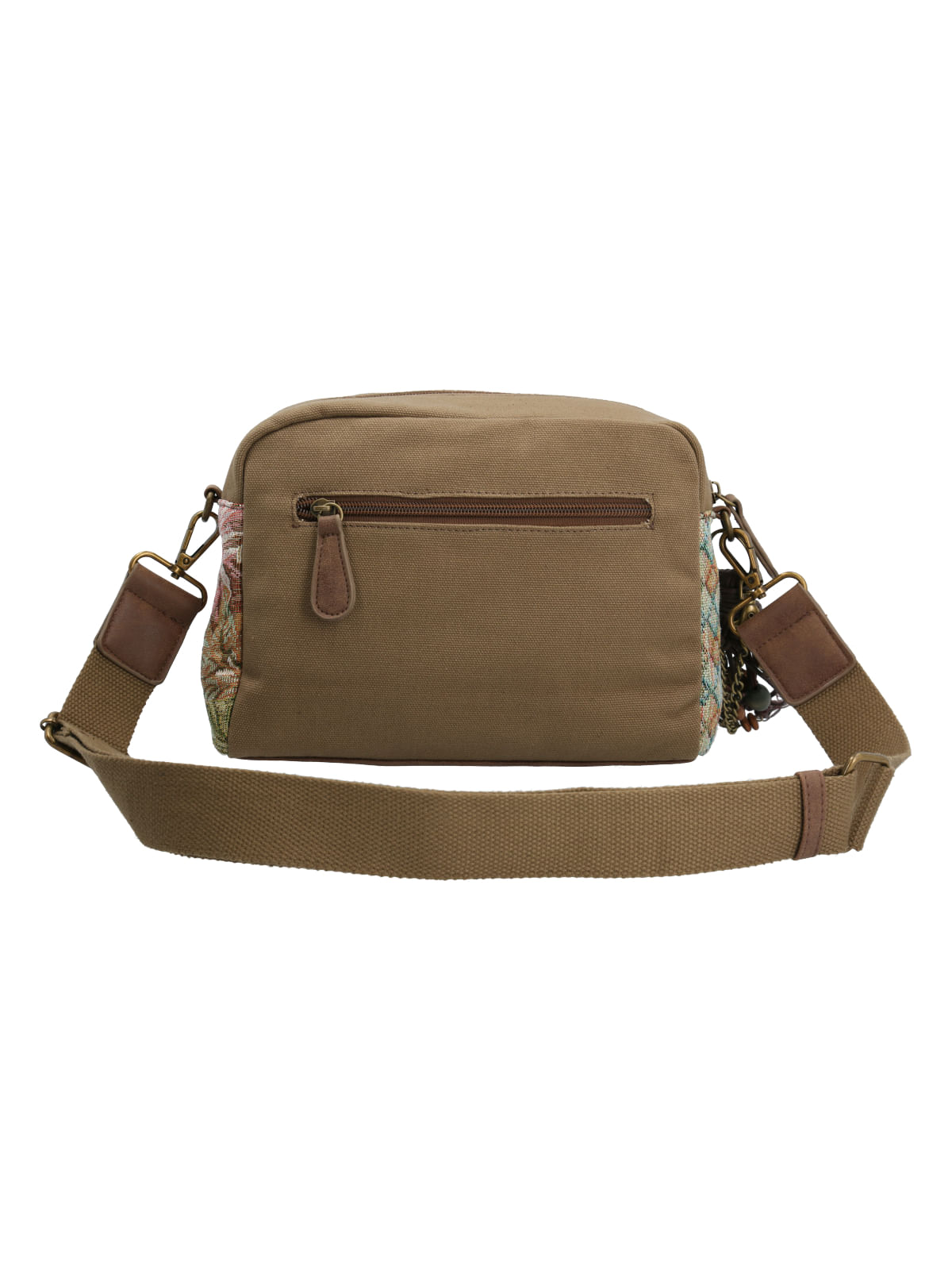 Cartera Textil Mujer Awki Cross Camel Rockford