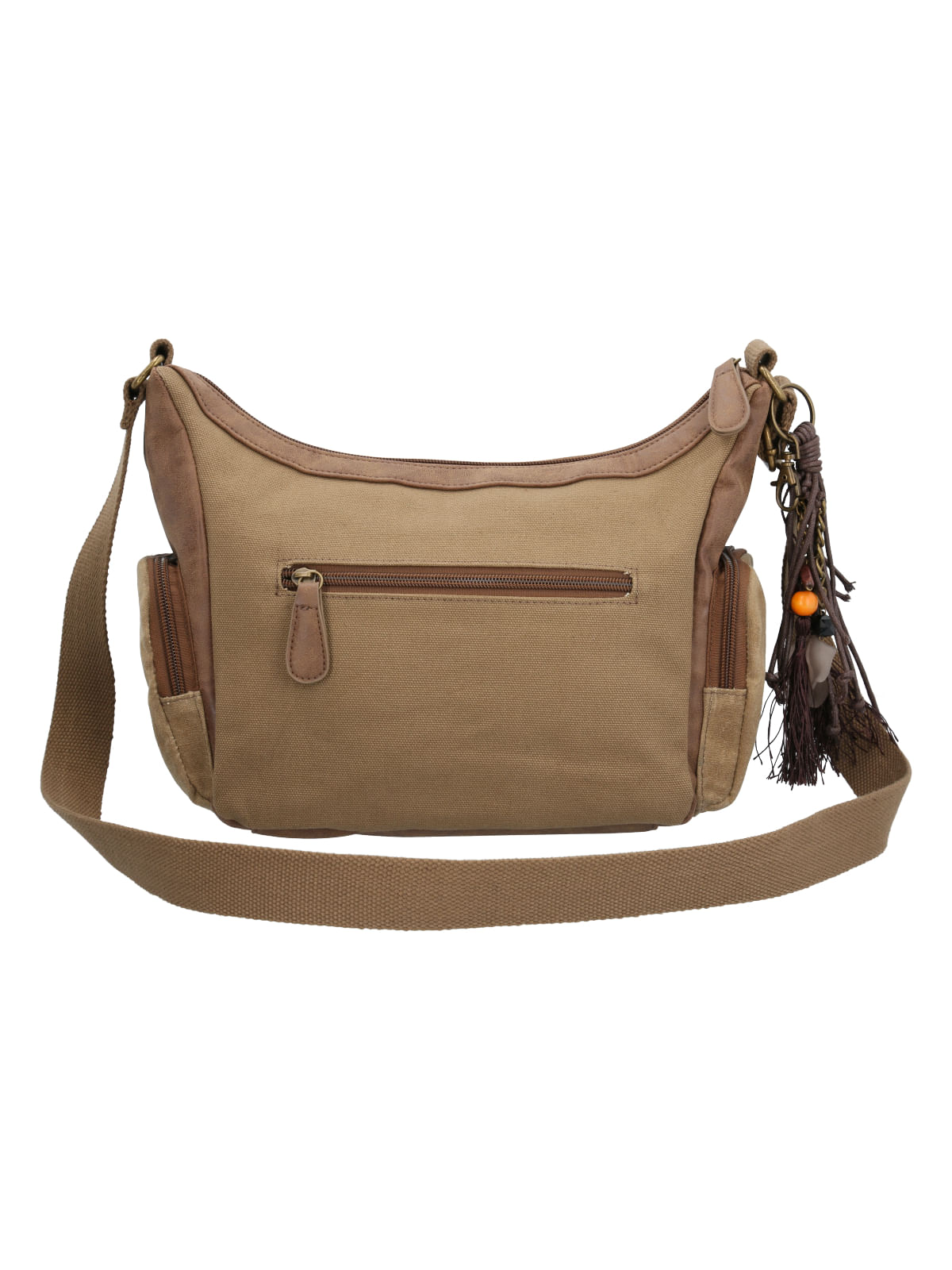 Cartera Textil Mujer Edahi Cross Camel Rockford