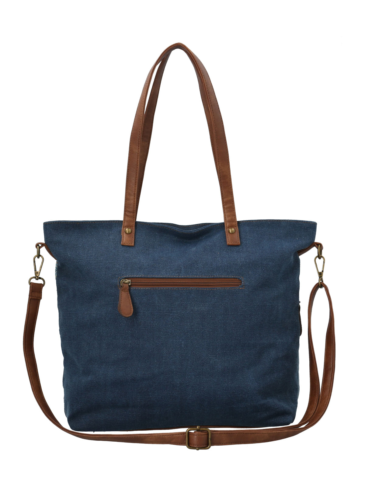 Cartera Textil Mujer Hakan Tote Azul Rockford