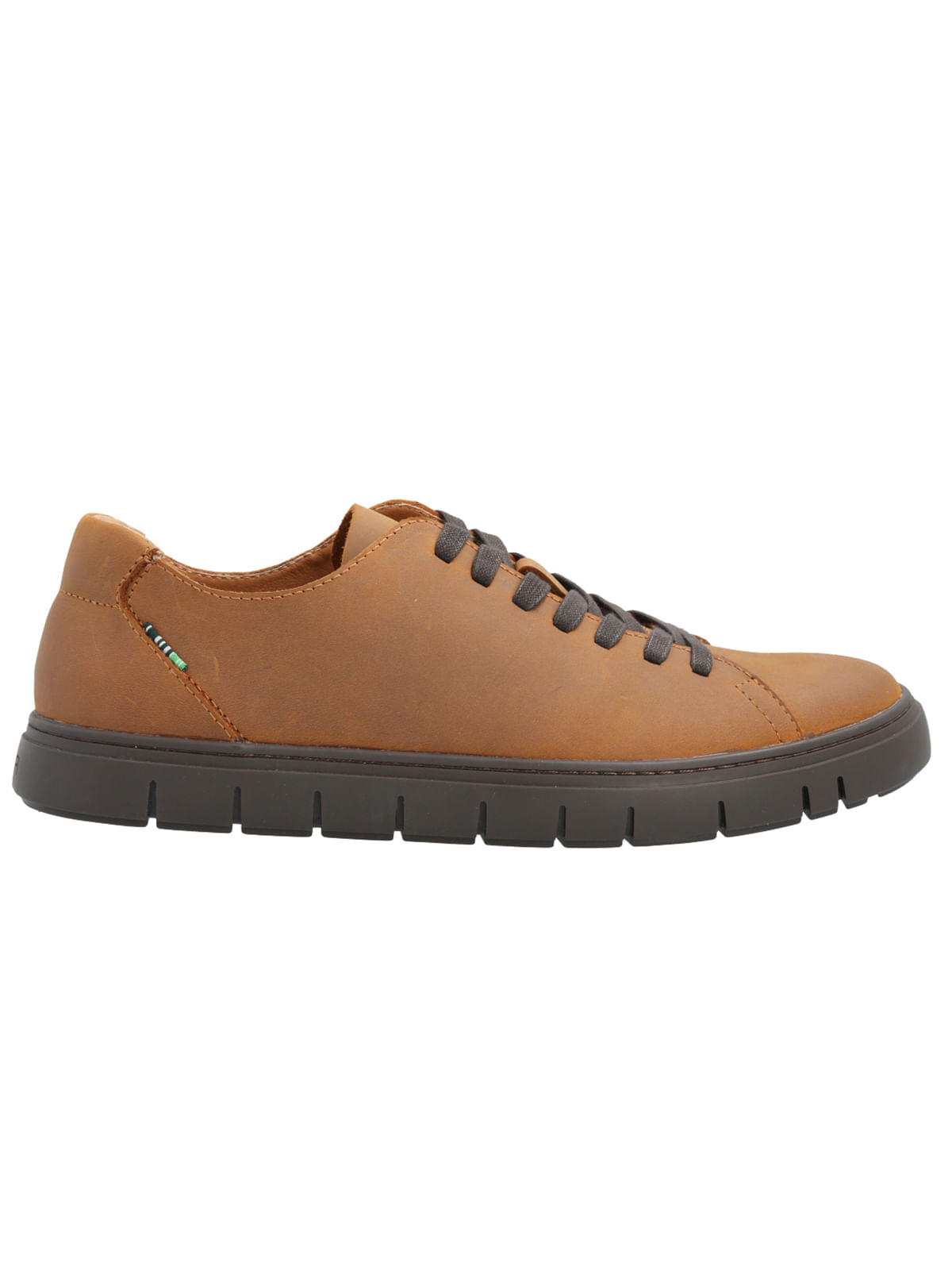 Zapatilla Cuero Hombre Posselt Café Rockford