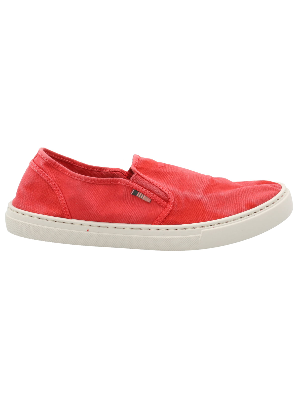 Zapatilla Algodón Orgánico Hombre Kea Rojo Rockford