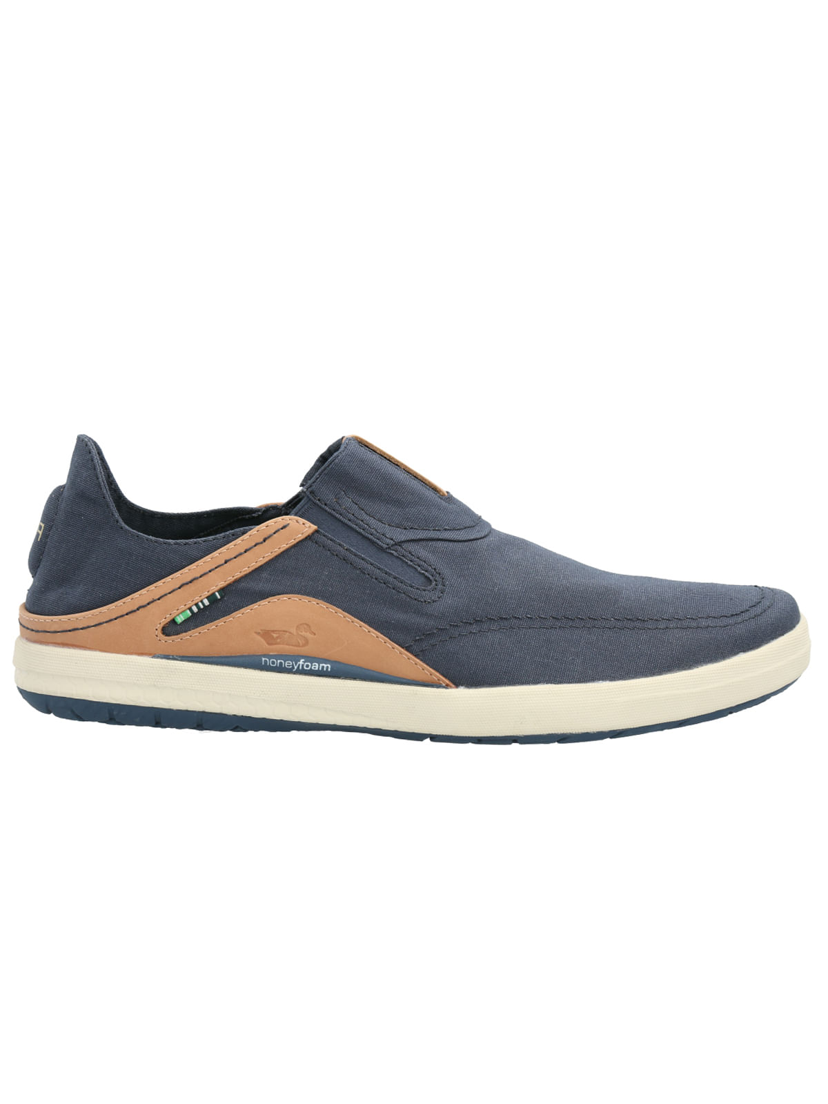 Zapatilla Algodón Orgánico Hombre Noosa Azul Rockford