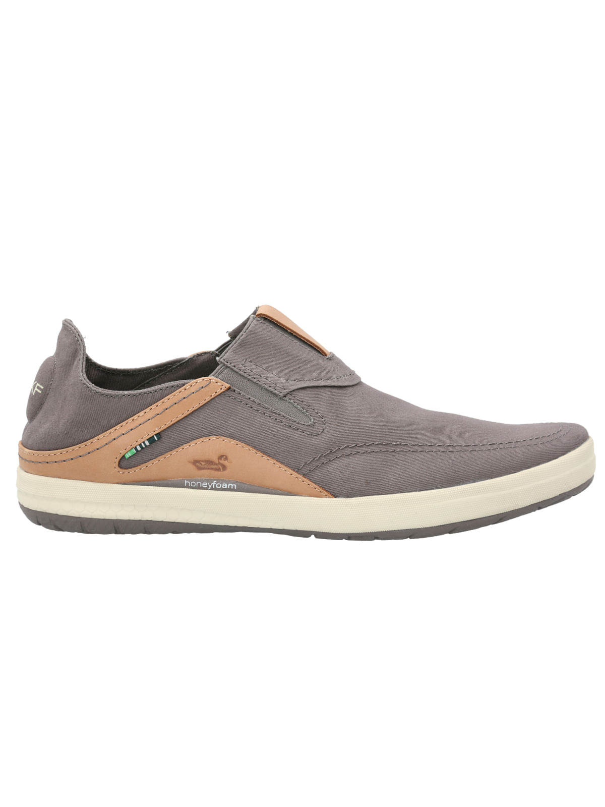 Zapatilla Algodón Orgánico Hombre Noosa Gris Rockford