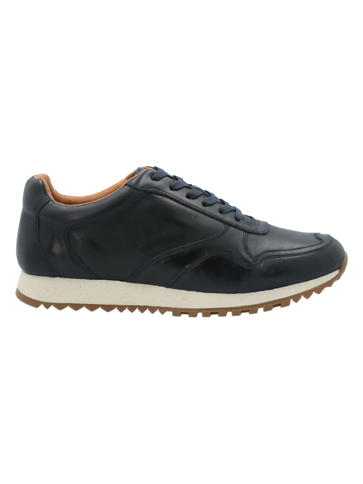 Zapatilla Cuero Hombre Fleir Azul Rockford