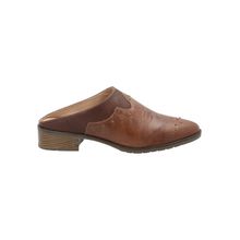 Zapato Cuero Mujer Mayza Café Rockford