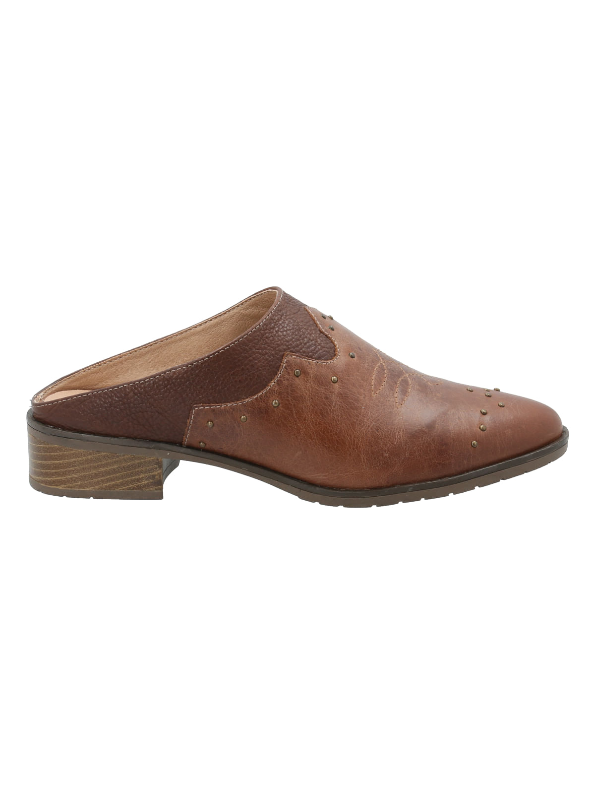 Zapato Cuero Mujer Mayza Café Rockford