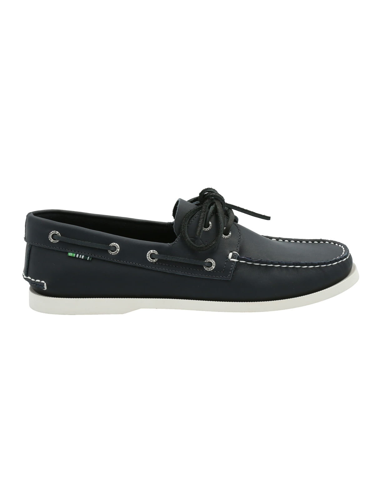 Mocasín Cuero Hombre Boat Azul Rockford