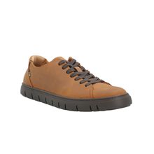 Zapatilla Cuero Hombre Posselt Café Rockford