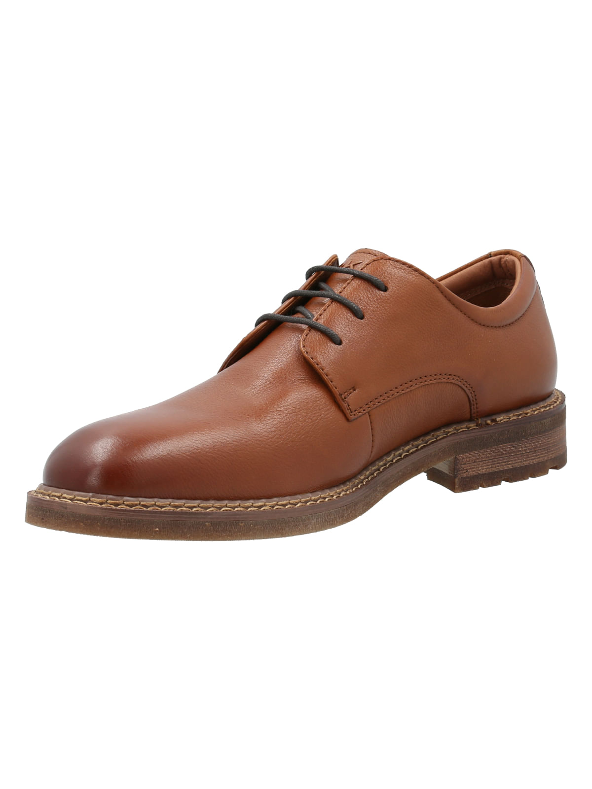 Zapato Cuero Hombre Roco Café Rockford