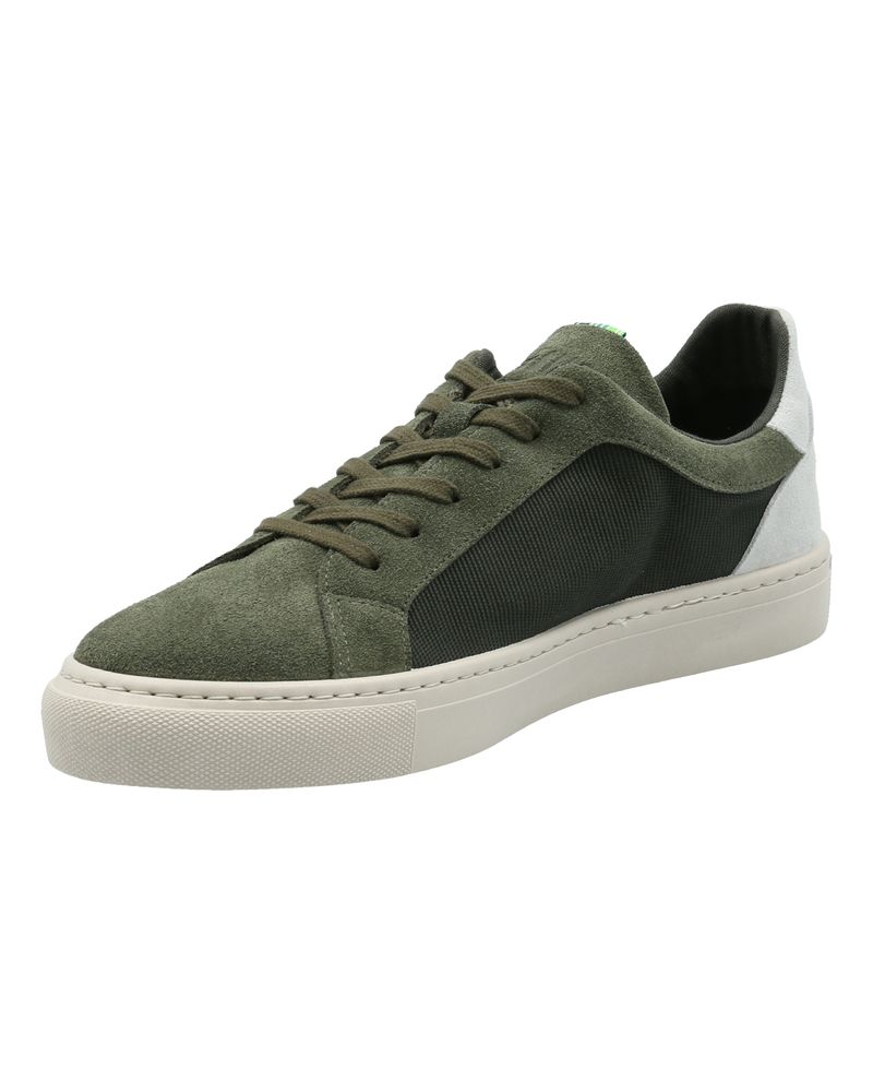 Zapatilla Cuero Hombre Tifon Verde Rockford