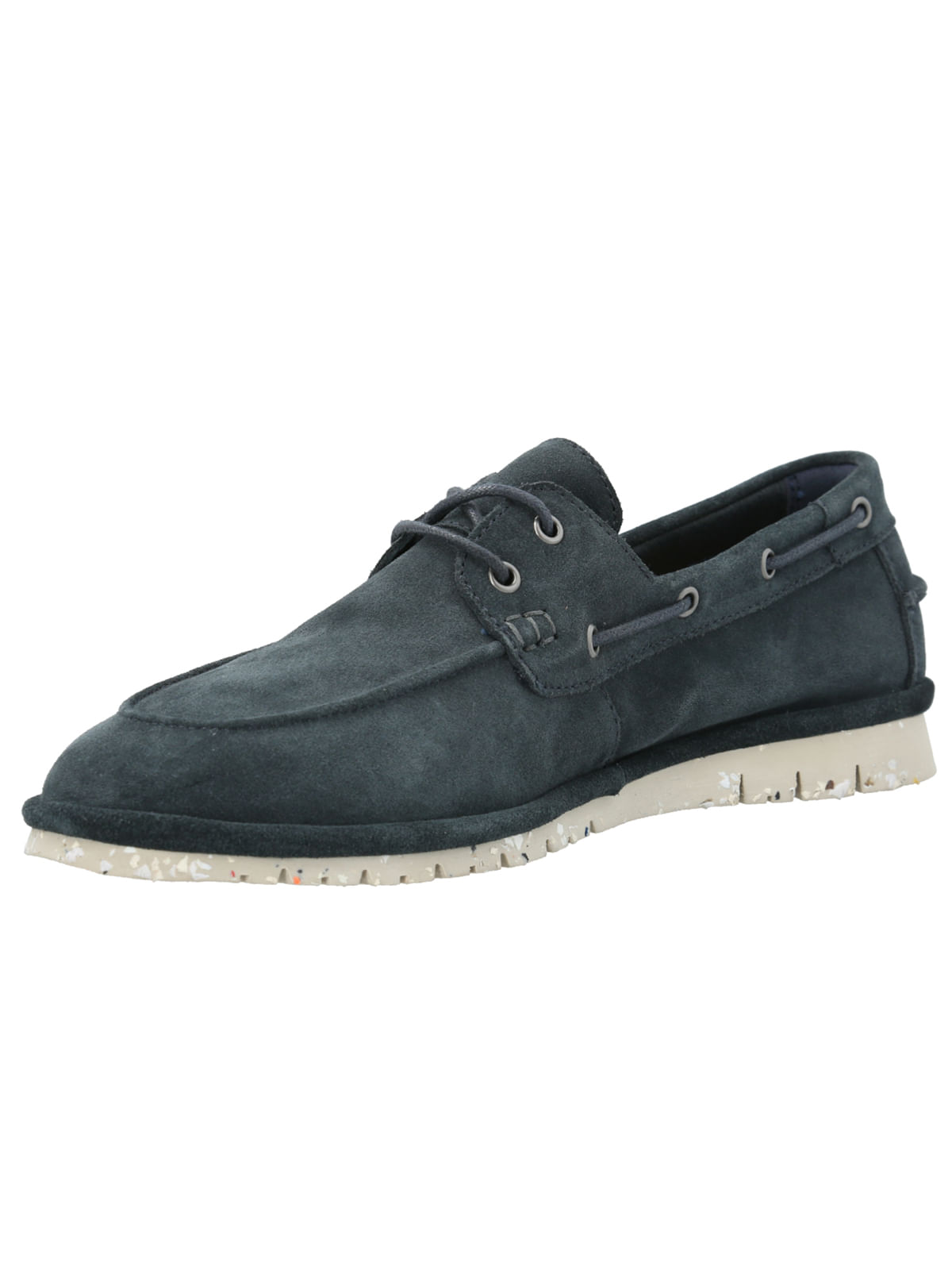 Mocasín Cuero Hombre Lisfan Azul Rockford