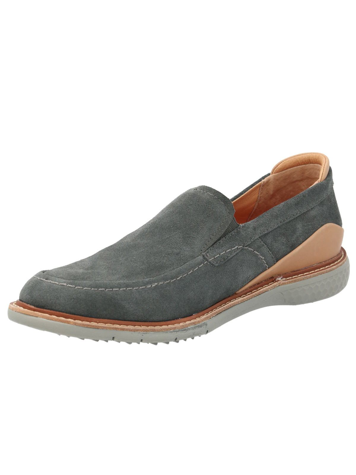 Mocasín Cuero Hombre Marke Gris Rockford