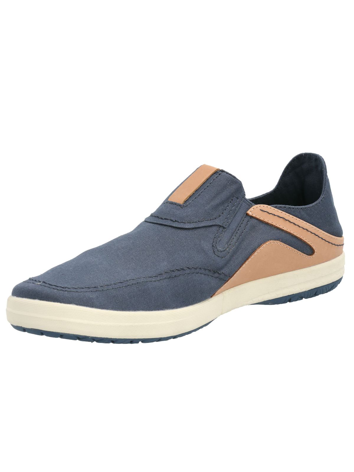 Zapatilla Algodón Orgánico Hombre Noosa Azul Rockford