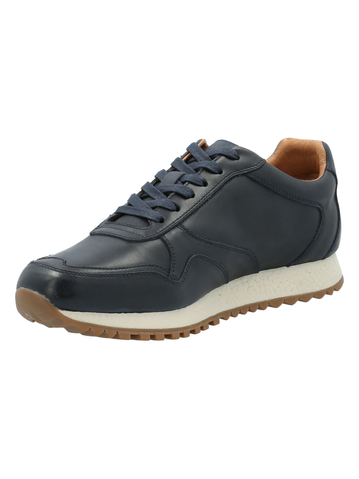Zapatilla Cuero Hombre Fleir Azul Rockford