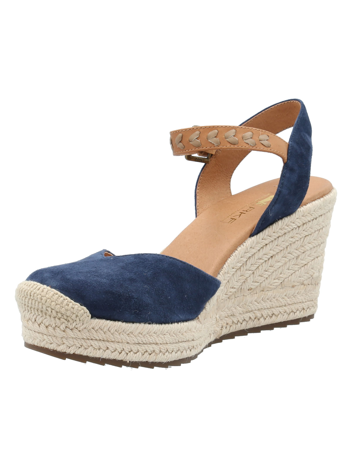 Alpargata Cuero Mujer Lis Azul Rockford