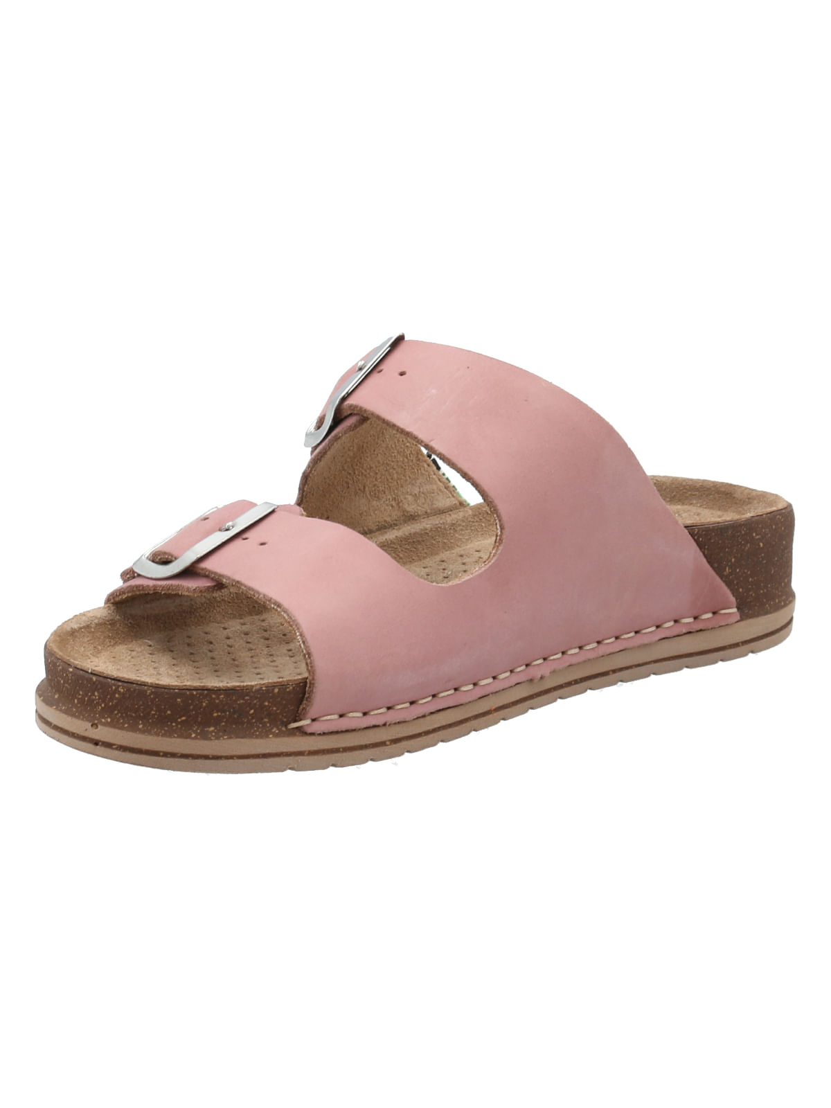 Sandalia Cuero Mujer Rosine Rosado Rockford