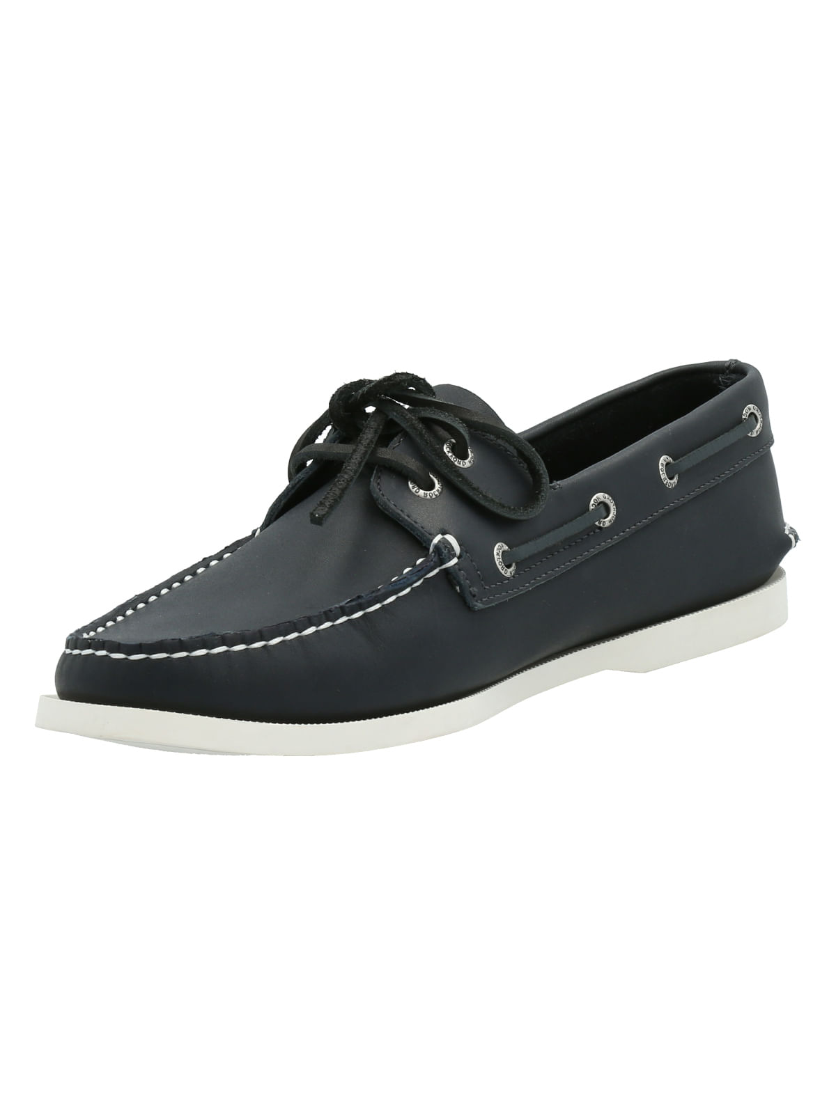Mocasín Cuero Hombre Boat Azul Rockford