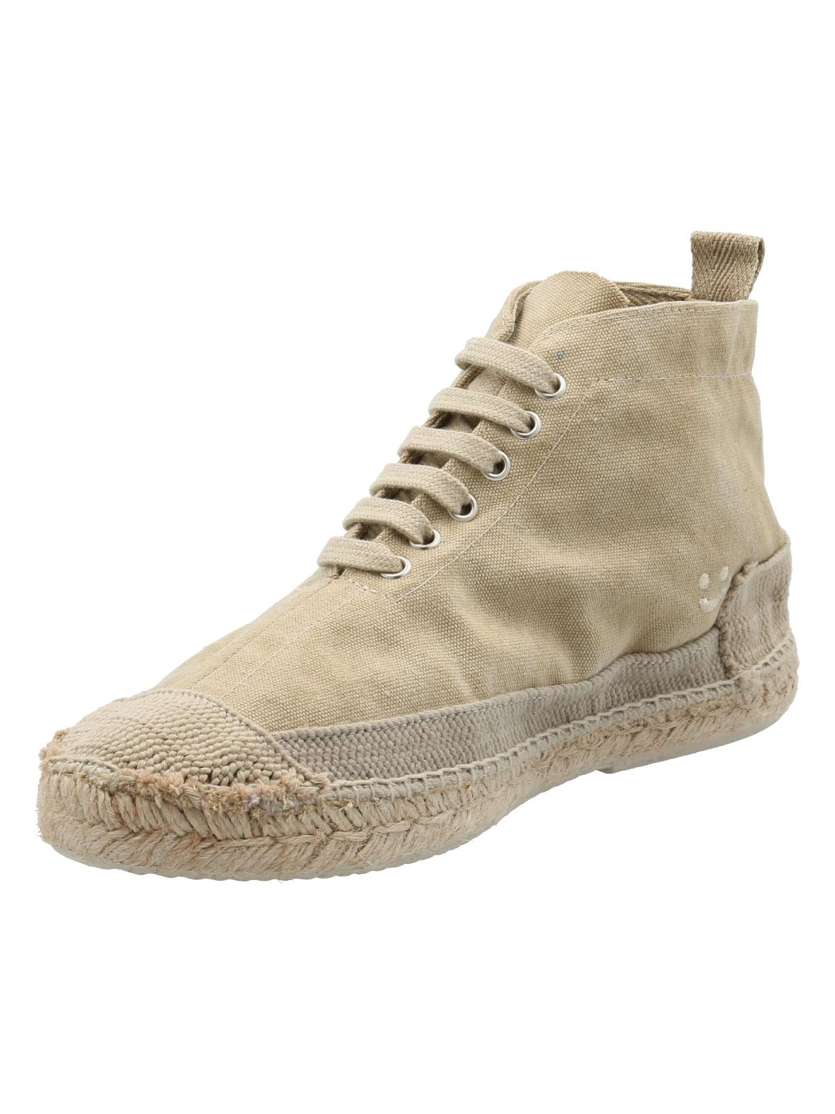 Zapatilla Con Caña Algodón Orgánico Hombre Bari Beige Rockford