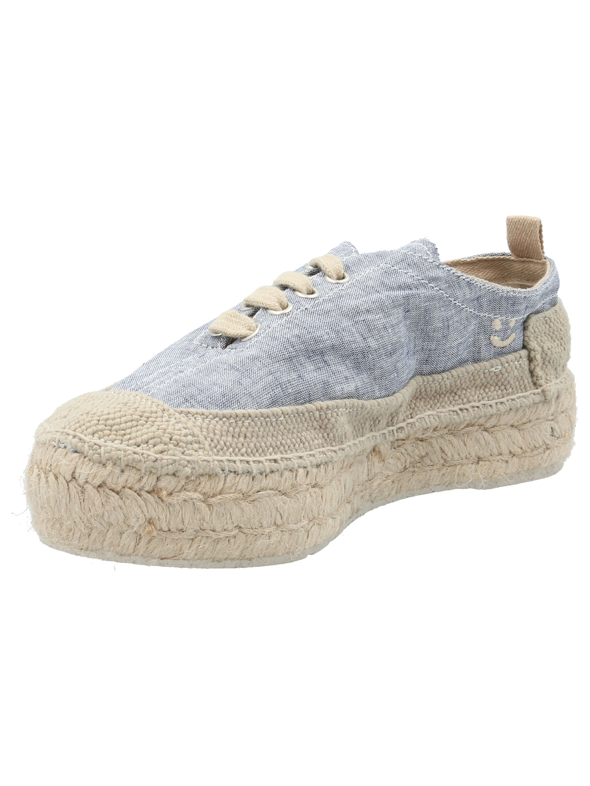 Zapatilla Algodón Orgánico Mujer Pisa Azul Rockford