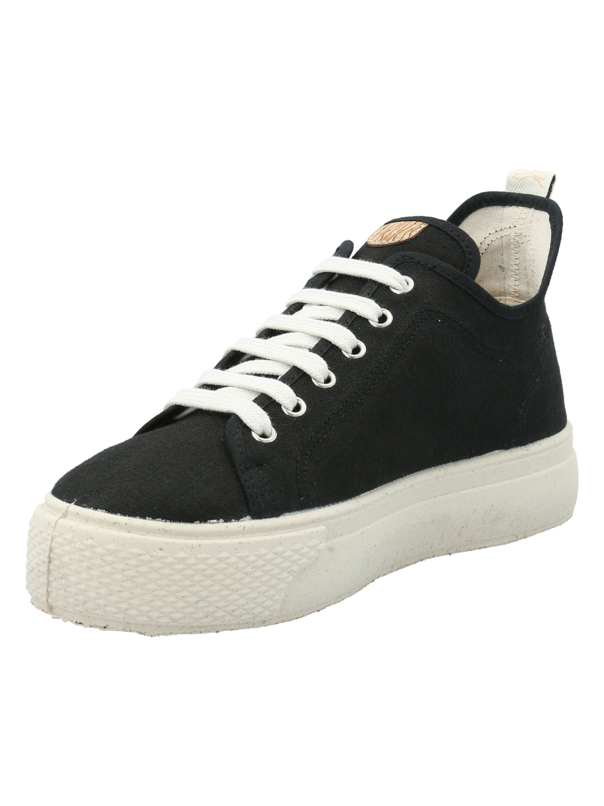 Zapatilla Algodón Orgánico Mujer Verona Negro Rockford