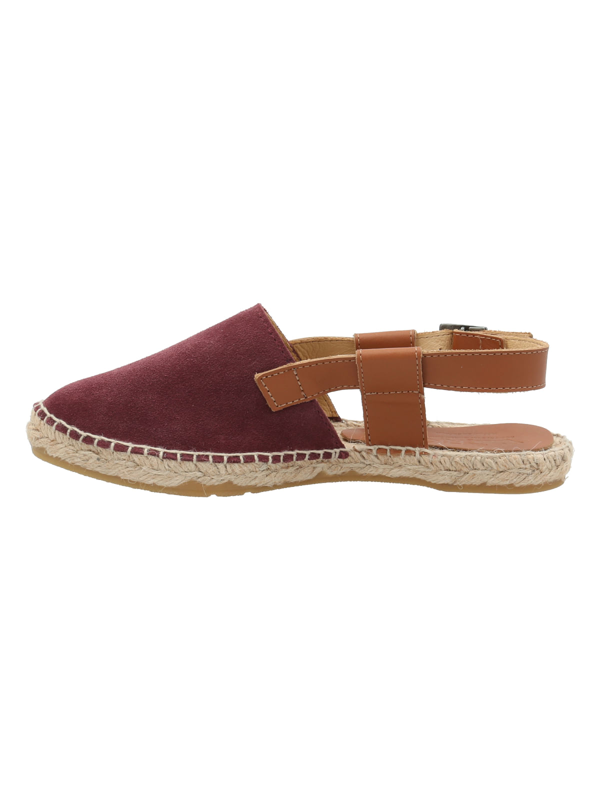 Alpargata Cuero Mujer Calatea Rojo Rockford