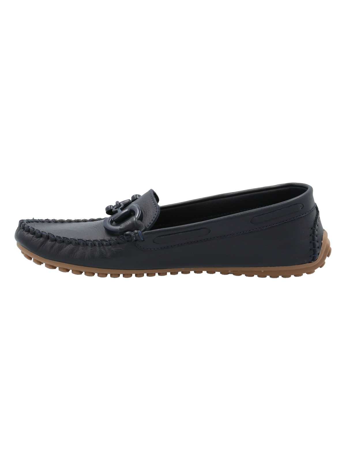Mocasín Cuero Mujer Marizia Azul Rockford