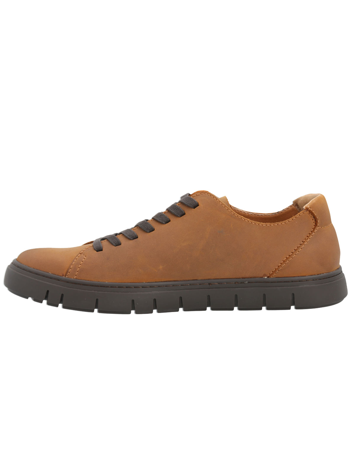 Zapatilla Cuero Hombre Posselt Café Rockford
